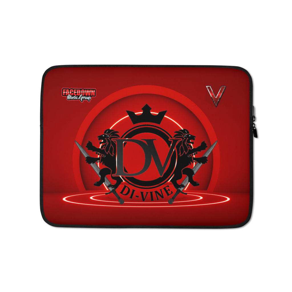 Di-Vine Blood Red Laptop Sleeve