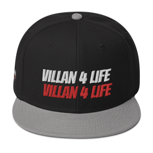 Villan 4 life Snapback Hat