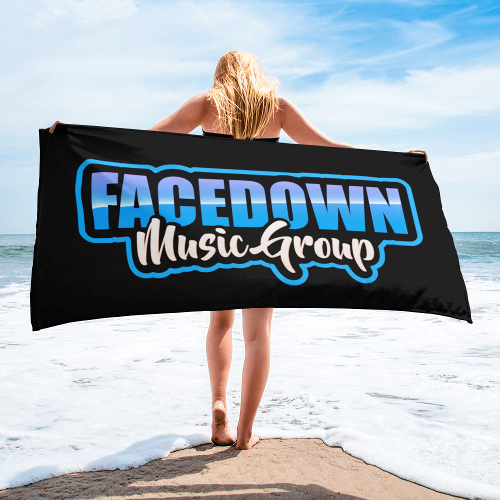 FaceDown Large Logo Towel